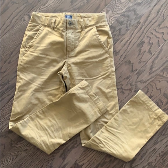 Gap NWT Boys Navy Black Relaxed Khakis in Stretch School Uniform Pants 5 6 12 14